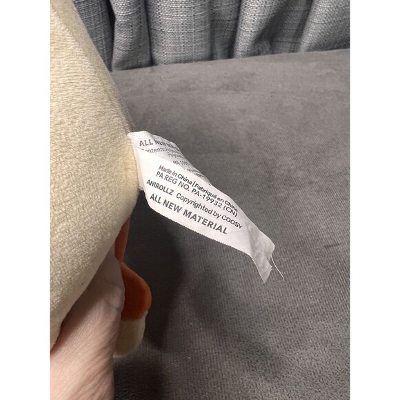 Anirollz Orange Fox Foxiroll Shrimp Sushi Nigiri Rice Stuffed Animal Plush 6 In - Picture 11 of 16